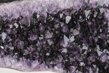 Deep-Purple Amethyst Wings on Metal Stand - Large Crystals #209260-10